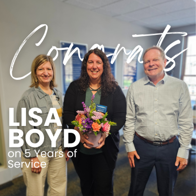 Celebrating 5 Years of Service: Lisa Boyd