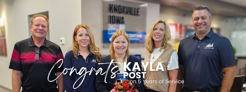 Celebrating 5 Years of Service: Kayla Post