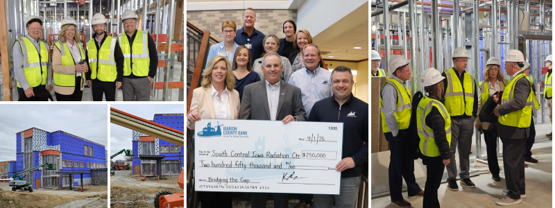 Marion County Bank Donates $250,000 to Support South Central Iowa Radiation Center