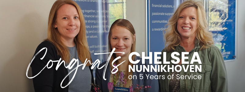 Celebrating 5 Years of Service: Chelsea Nunnikhoven