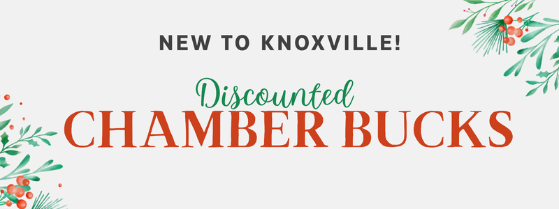 Knoxville’s First-Ever Discounted Chamber Bucks Event!