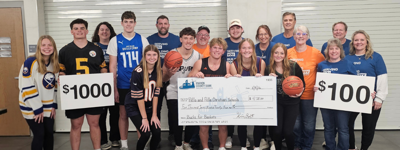 Bucks for Baskets: A Big Night at Pella High School!