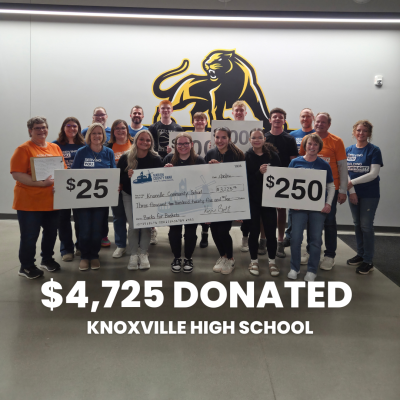 Bucks for Baskets: Knoxville High School!