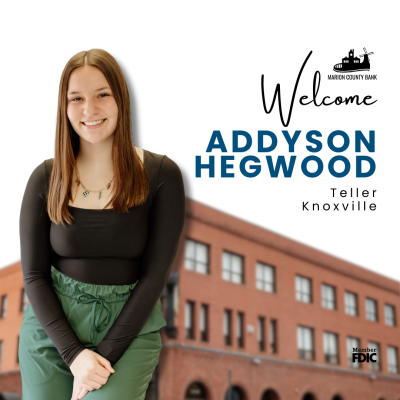 Welcome to the Team, Addyson Hegwood!