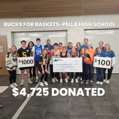 Bucks for Baskets: A Big Night at Pella High School!