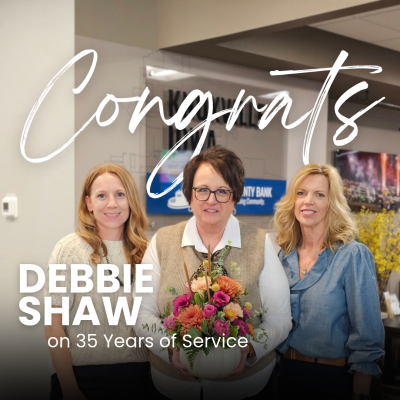 Celebrating 35 Years of service: Debbie Shaw